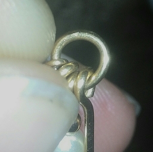 Drop Gold & Pearl earrings - Picture 7 of 8